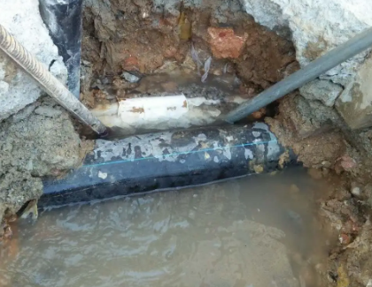 通许测漏水之水管漏水